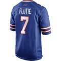 Punc B.Bills #7 Doug Flutie Royal Game Retired Player Jersey