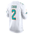 Punc M.Dolphins #2 Bradley Chubb White Game Player Jersey