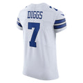 Punc D.Cowboys #7 Trevon Diggs White Alternate Vapor Elite Jersey