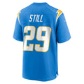 Punc LA.Chargers #29 Tarheeb Still Powder Blue Team Game Jersey