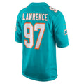 Punc M.Dolphins #97 Rashard Lawrence Aqua Team Game Jersey