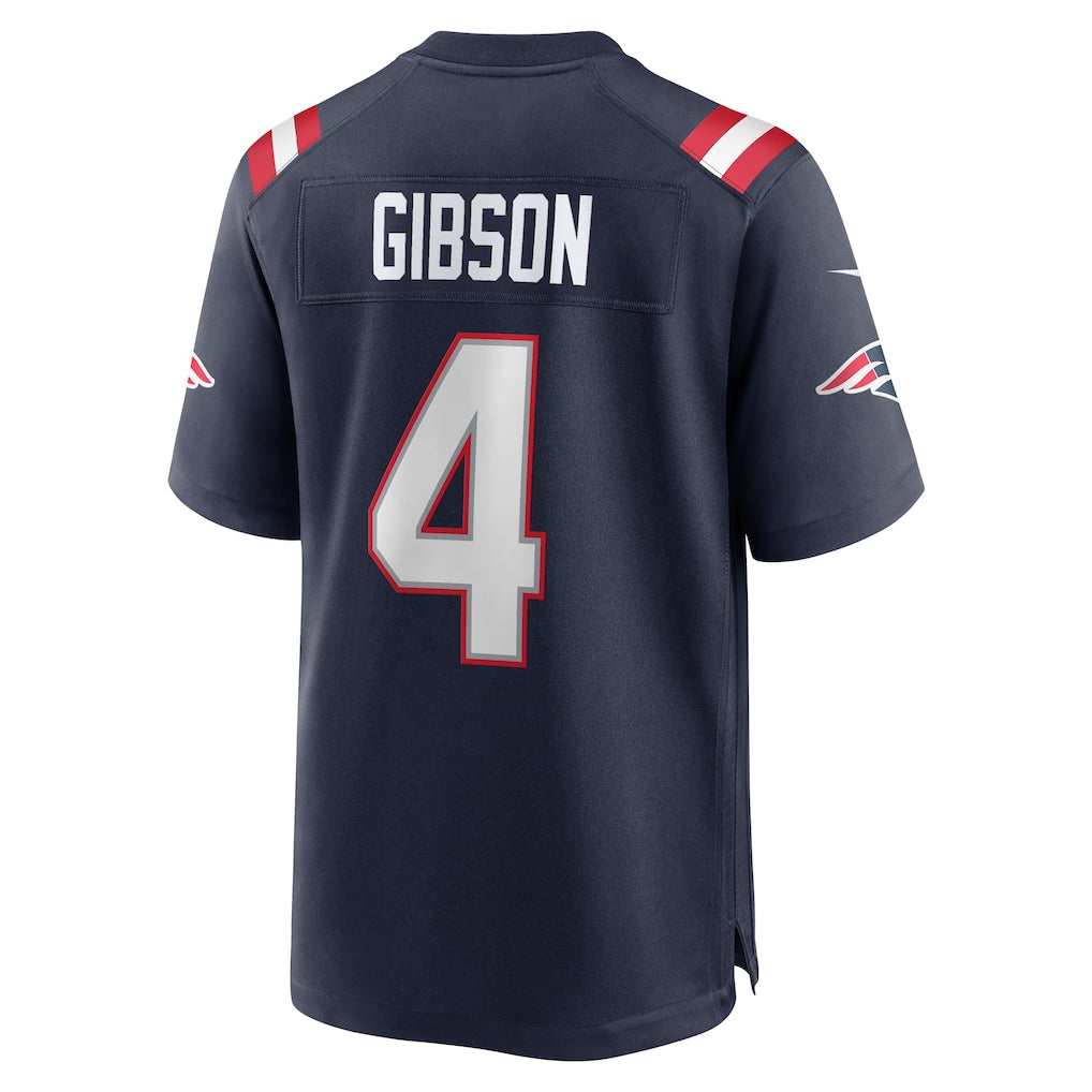 Punc NE.Patriots #4 Antonio Gibson Navy Game Retired Player Jersey
