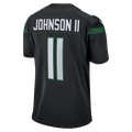 Punc NY.Jets #11 Jermaine Johnson II Black Alternate Game Jersey