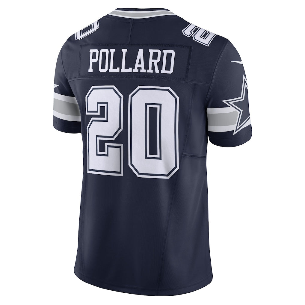 Punc D.Cowboys #20 Tony Pollard Navy Vapor F.U.S.E. Limited Jersey