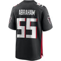 Punc A.Falcons #55 John Abraham Black Game Retired Player Jersey