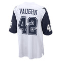 Punc D.Cowboys #42 Deuce Vaughn White Game Jersey