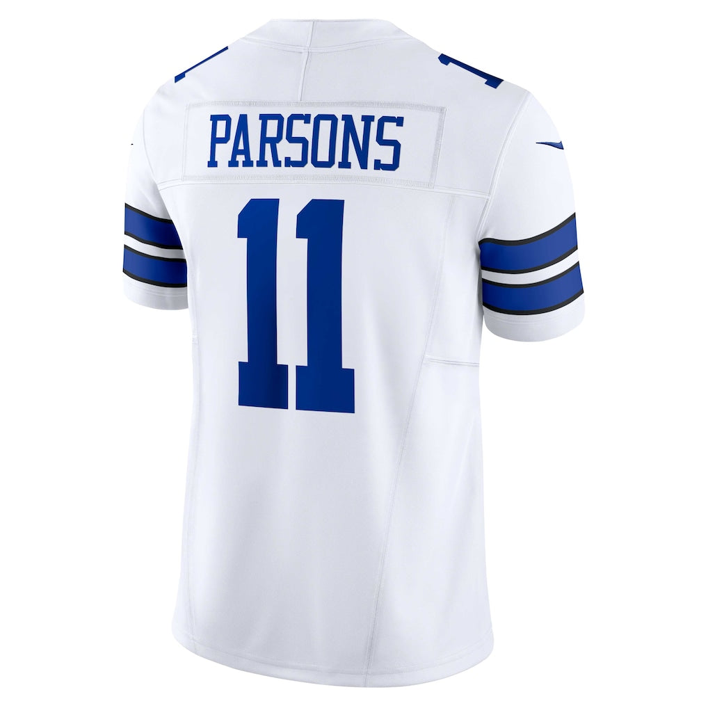Punc D.Cowboys #11 Micah Parsons White Vapor F.U.S.E. Limited Jersey