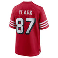 Punc SF.49ers #87 Dwight Clark Scarlet Retired Player Alternate Game Jersey