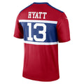 Punc NY.Giants #13 Jalin Hyatt Red Legend Player Performance Top Jersey