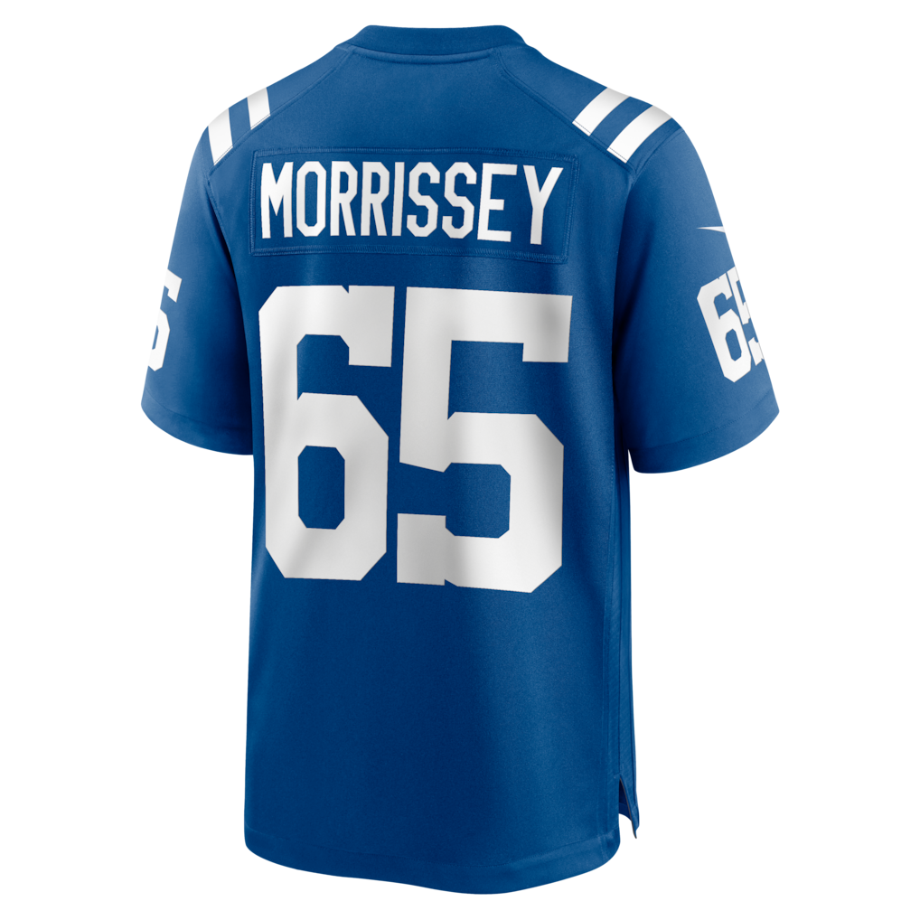 Punc IN.Colts #65 Jimmy Morrissey Royal Team Game Jersey