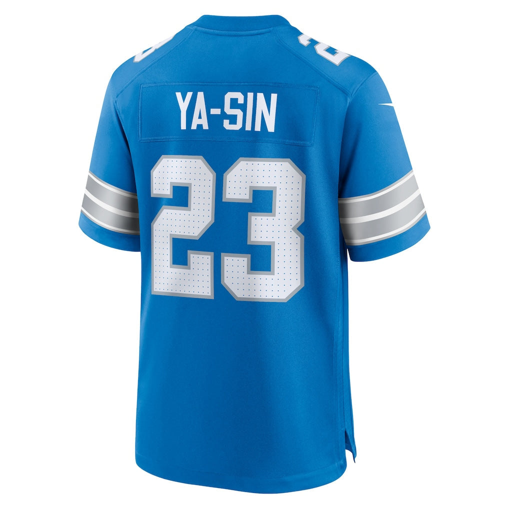 Punc D.Lions #23 Rock Ya-Sin Blue Team Game Jersey