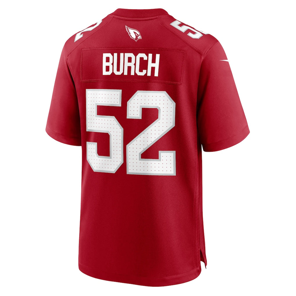 Punc A.Cardinals #52 Jordan Burch Cardinal Team Game Jersey