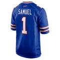Punc B.Bills #1 Curtis Samuel Royal Game Jersey
