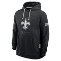 Punc NO.Saints Black 2026 Salute to Service Sideline Dri-FIT Pullover Hoodie Jerseys