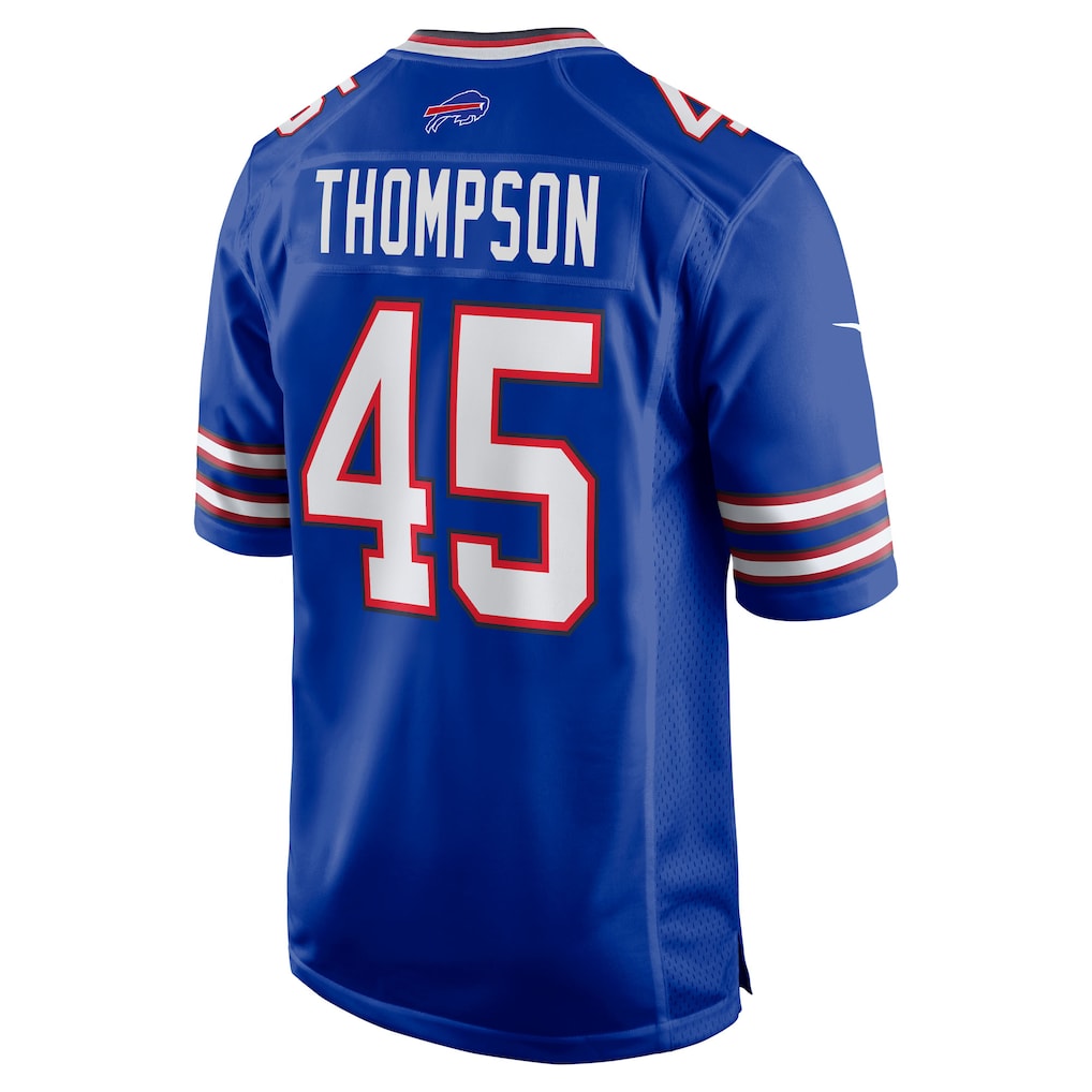Punc B.Bills #45 Shaq Thompson Royal Team Game Jersey