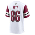 Punc W.Commanders #86 Zach Ertz White Game Jersey
