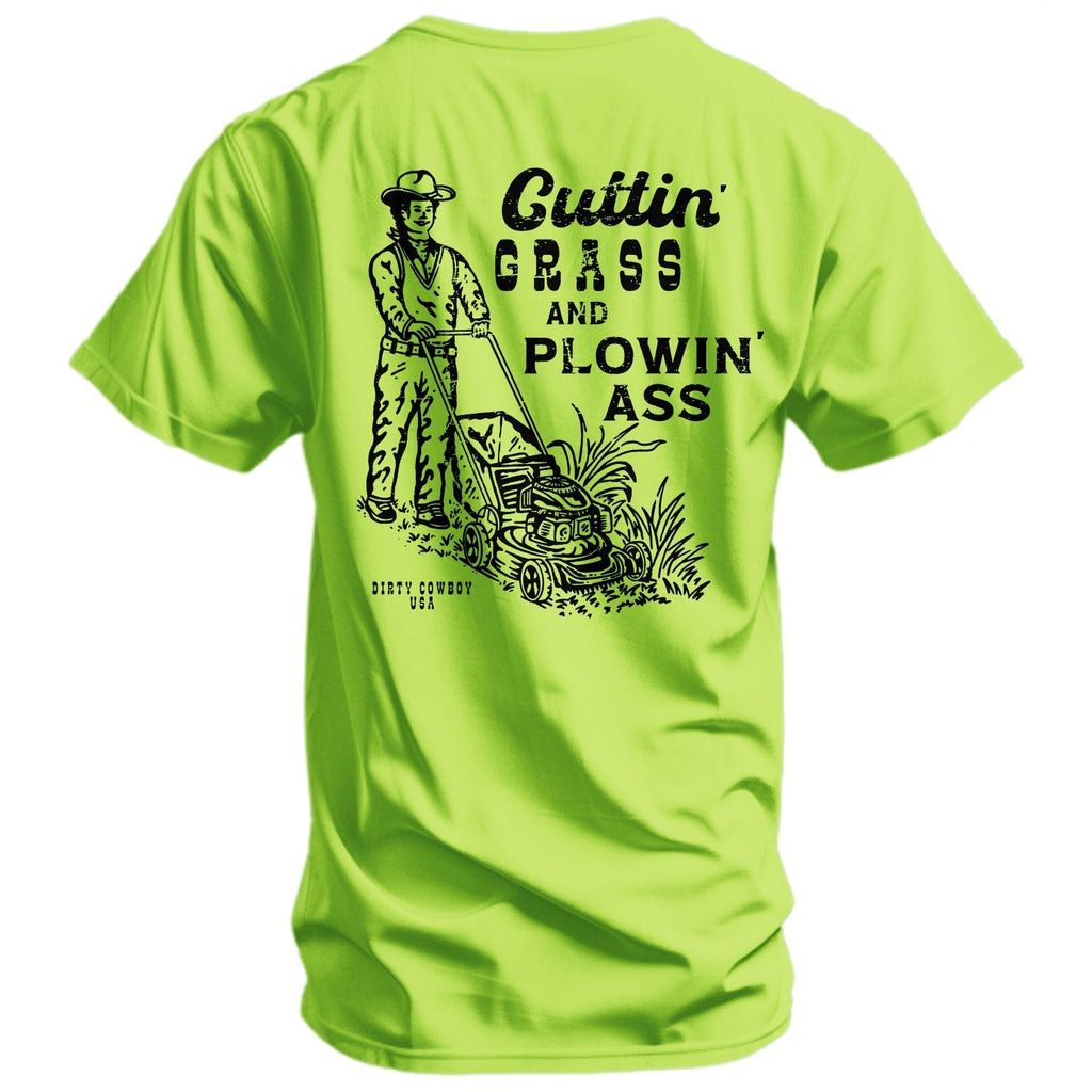 Crovyie cheap jerseys Ordering Cutting Grass & Plowin' Ass Men's T-Shirt