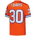 Punc D.Broncos #30 Terrell Davis Mitchell & Ness Orange 1995 Authentic Throwback Retired Player Jersey