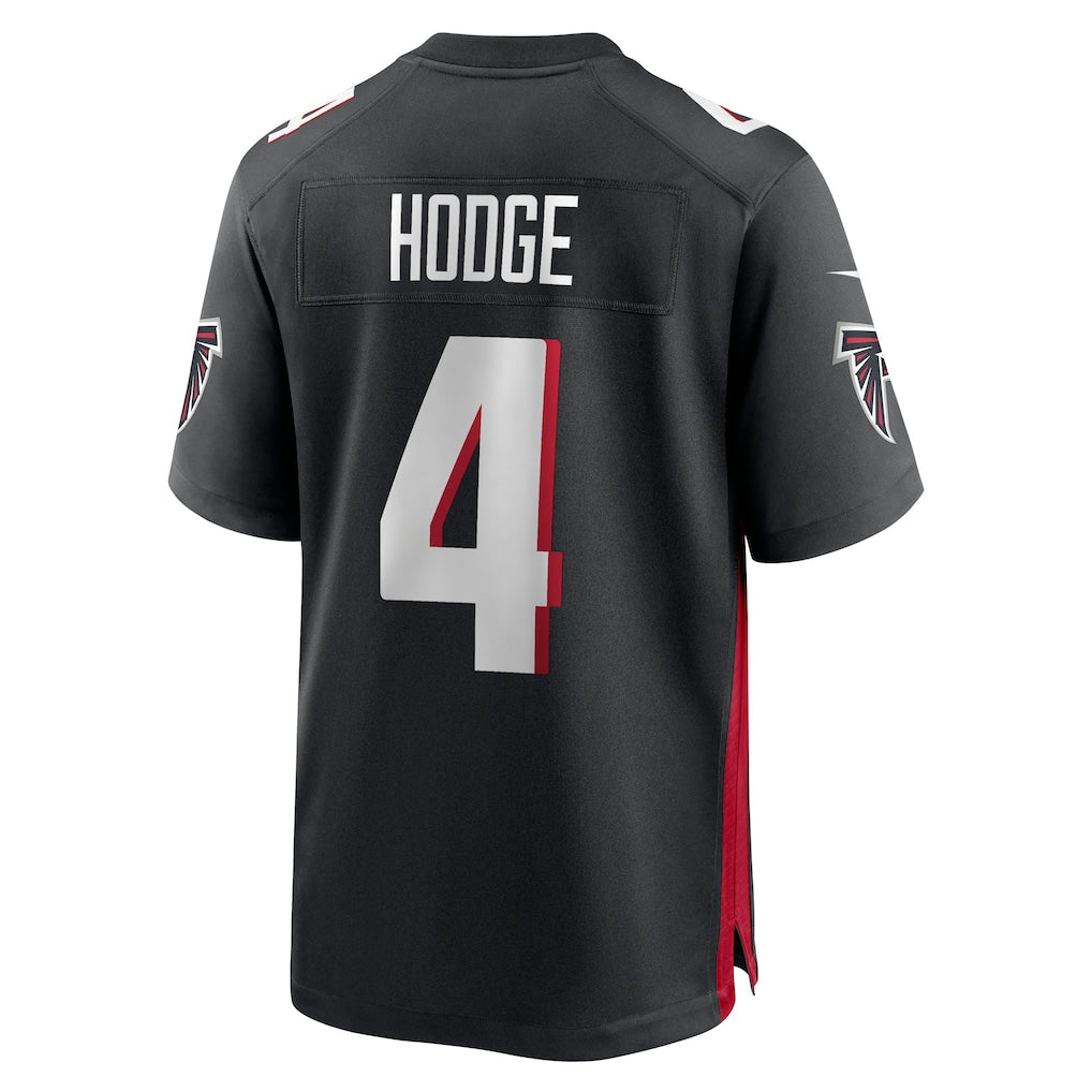 Punc A.Falcons #4 KhaDarel Hodge Black Team Game Jersey