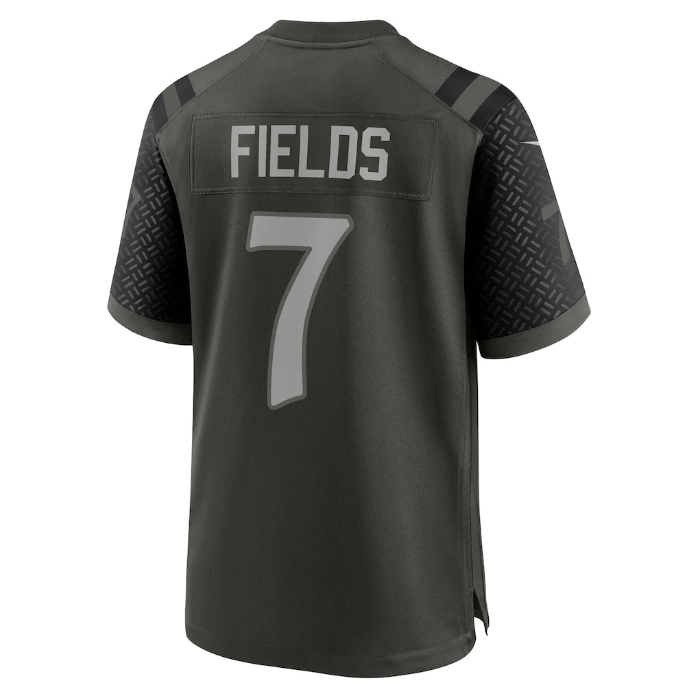 Punc NY.Jets #7 Justin Fields Gotham Green 2025 Rivalries Collection Game Jersey
