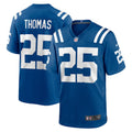 Punc IN.Colts #25 Rodney Thomas Royal Player Game Jersey