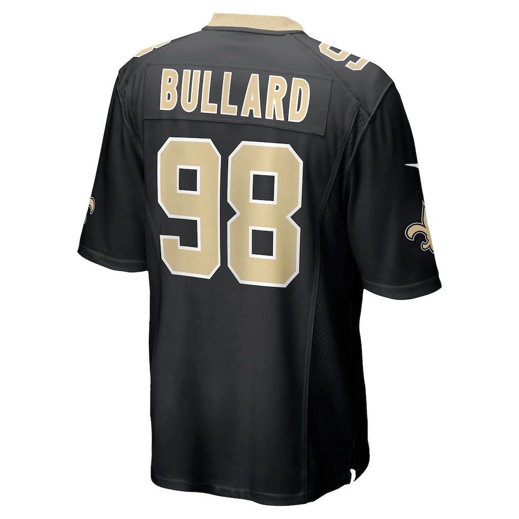 Punc NO.Saints #98 Jonathan Bullard Black Team Game Jersey