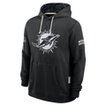 Punc M.Dolphins Black 2026 Salute to Service Sideline Dri-FIT Pullover Hoodie Jerseys