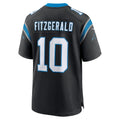 Punc C.Panthers #10 Ryan Fitzgerald Black Team Game Jersey