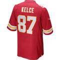 Punc KC.Chiefs #87 Travis Kelce Red Game Jersey