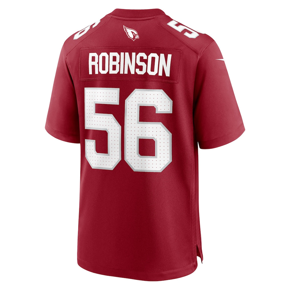 Punc A.Cardinals #56 Darius Robinson Cardinal Team Game Jersey
