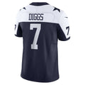 Punc D.Cowboys #7 Trevon Diggs Navy Vapor F.U.S.E. Limited Jersey