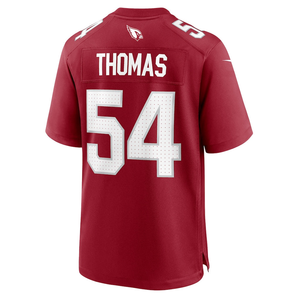 Punc A.Cardinals #54 Xavier Thomas Cardinal Team Game Jersey