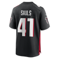 Punc A.Falcons #41 Ben Sauls Black Team Game Jersey