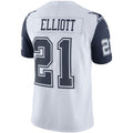 Punc D.Cowboys #21 Ezekiel Elliott White Vapor Limited Player Jersey