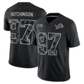 Punc D.Lions #97 Aidan Hutchinson Player Black Limited 2026 Salute to Service Home Game Stitched Jerseys