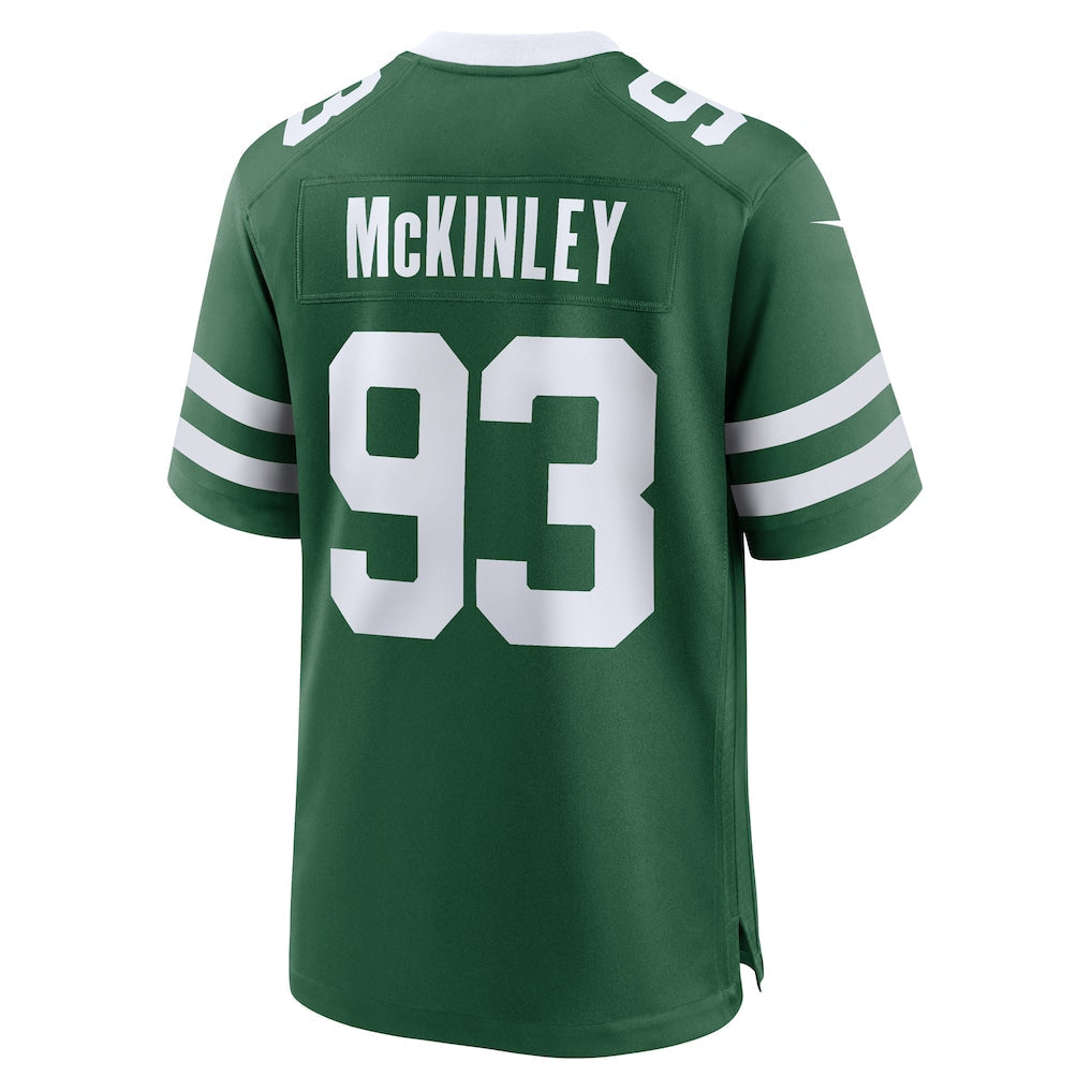 Punc NY.Jets #93 Takk McKinley Legacy Green Team Game Jersey