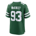 Punc NY.Jets #93 Takk McKinley Legacy Green Team Game Jersey