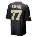 Punc NO.Saints #77 Dillon Radunz Black Team Game Jersey