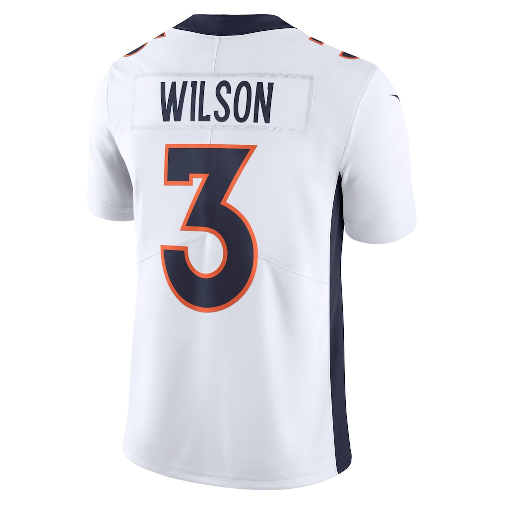 Punc D.Broncos #3 Russell Wilson White Vapor Untouchable Limited Jersey