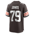 Punc C.Browns #79 Dawand Jones Brown Team Game Jersey