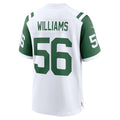 Punc NY.Jets #56 Quincy Williams White Alternate Game Jersey