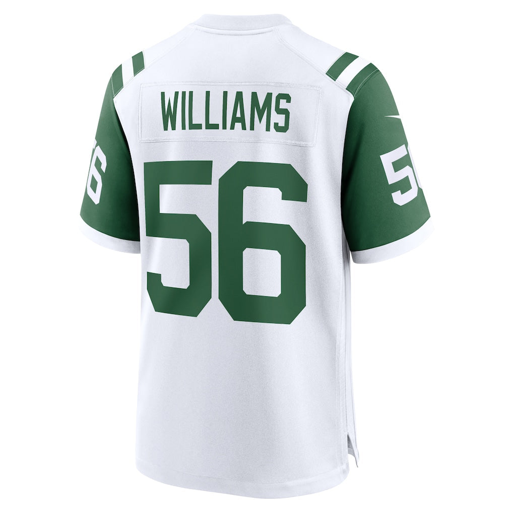 Punc NY.Jets #56 Quincy Williams White Alternate Game Jersey