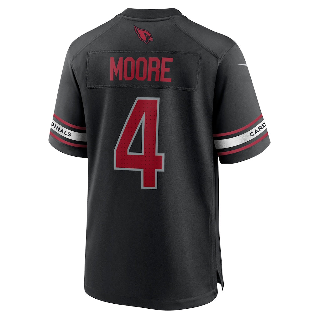 Punc A.Cardinals #4 Rondale Moore Black Game Jersey