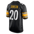 Punc P.Steelers #20 Kaleb Johnson Black Team Game Jersey