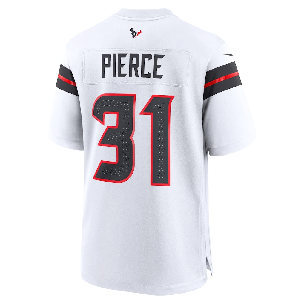 Punc H.Texans #31 Dameon Pierce White Game Jersey