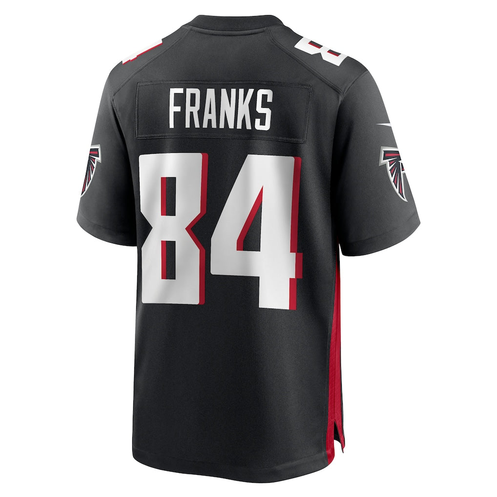 Punc A.Falcons #84 Feleipe Franks Black Team Game Jersey