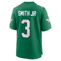 Punc P.Eagles #3 Nolan Smith Kelly Green Alternate Game Jersey