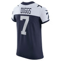 Punc D.Cowboys #7 Trevon Diggs Navy Alternate Vapor Elite Jersey