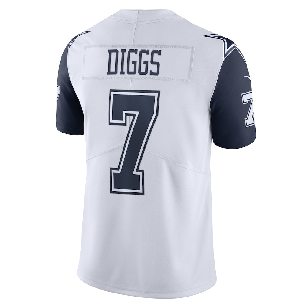 Punc D.Cowboys #7 Trevon Diggs White Alternate Vapor Limited Jersey