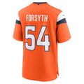 Punc D.Broncos #54 Alex Forsyth Orange Team Game Jersey